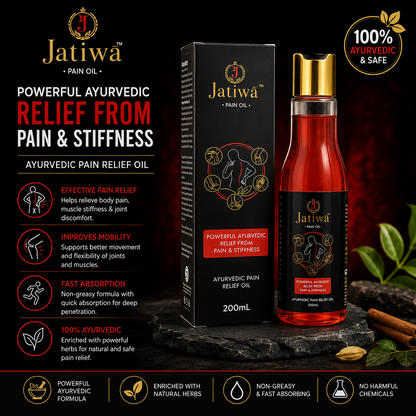 Jatiwā Pain Oil – Ayurvedic Pain Relief Oil for Muscle