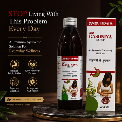 Gasoniya 600ML | Premium Ayurvedic Digestive Relief Syrup