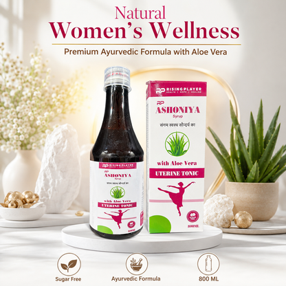 Ashoniya Syrup with Aloe Vera | Sugar Free Ayurvedic Women's Wellness Tonic | 800 ML