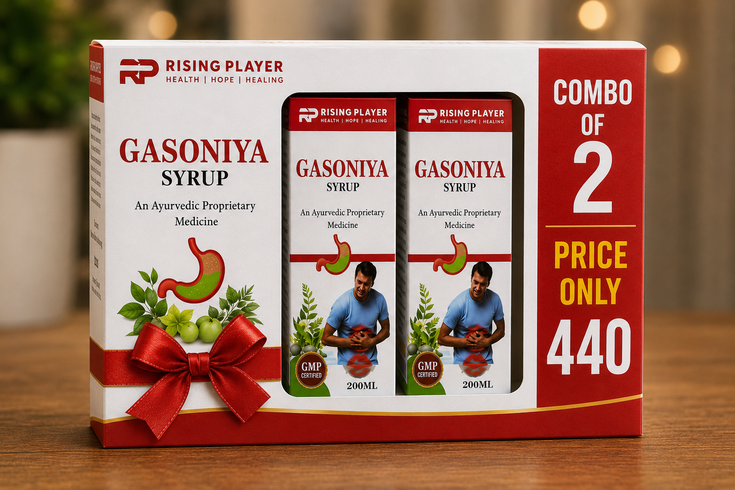 Gasoniya Digestive Relief Syrup Combo