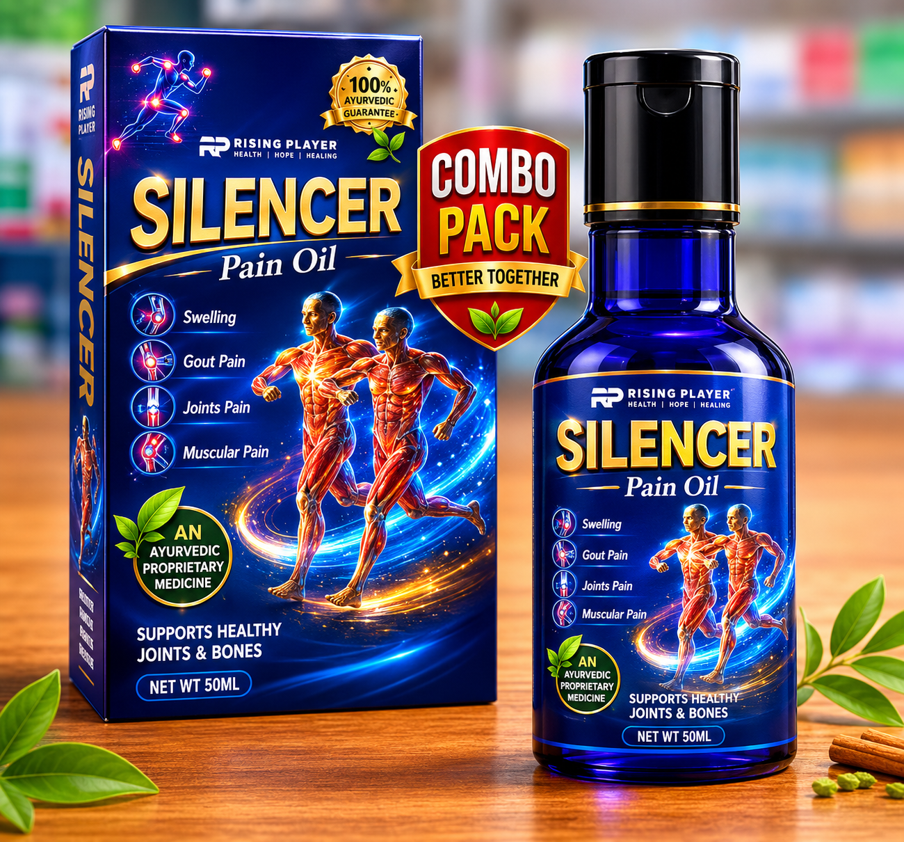 Silencer Pain Oil Combo